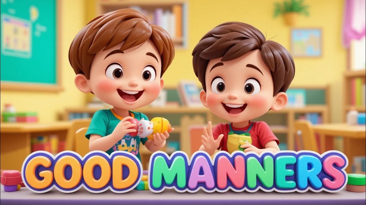 Good Manners for Kids 👦👧 | Fun Learning with Cartoon Animation - YouTube