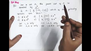 Power Set introduction and Solved GATE Example in Discrete Mathematics #youtube #education #cse