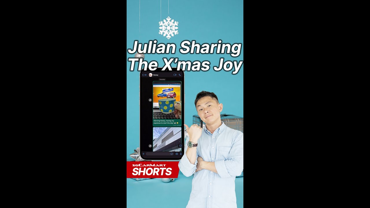 Julian sharing the X'mas joy with @KiaSingapore! #Shorts