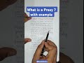 What is a Proxy ? Short definition of a Proxy with an Example #proxy #shorts #techshorts
