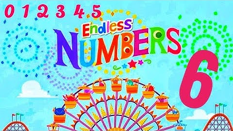 Endless Numbers - 06 in English & Counting, Math By Endless Number - See & Learn #endlessnumbers