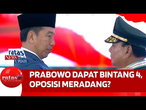 JOKOWI BERI PRABOWO BINTANG 4, OPOSISI NYINYIR DAN MERADANG?