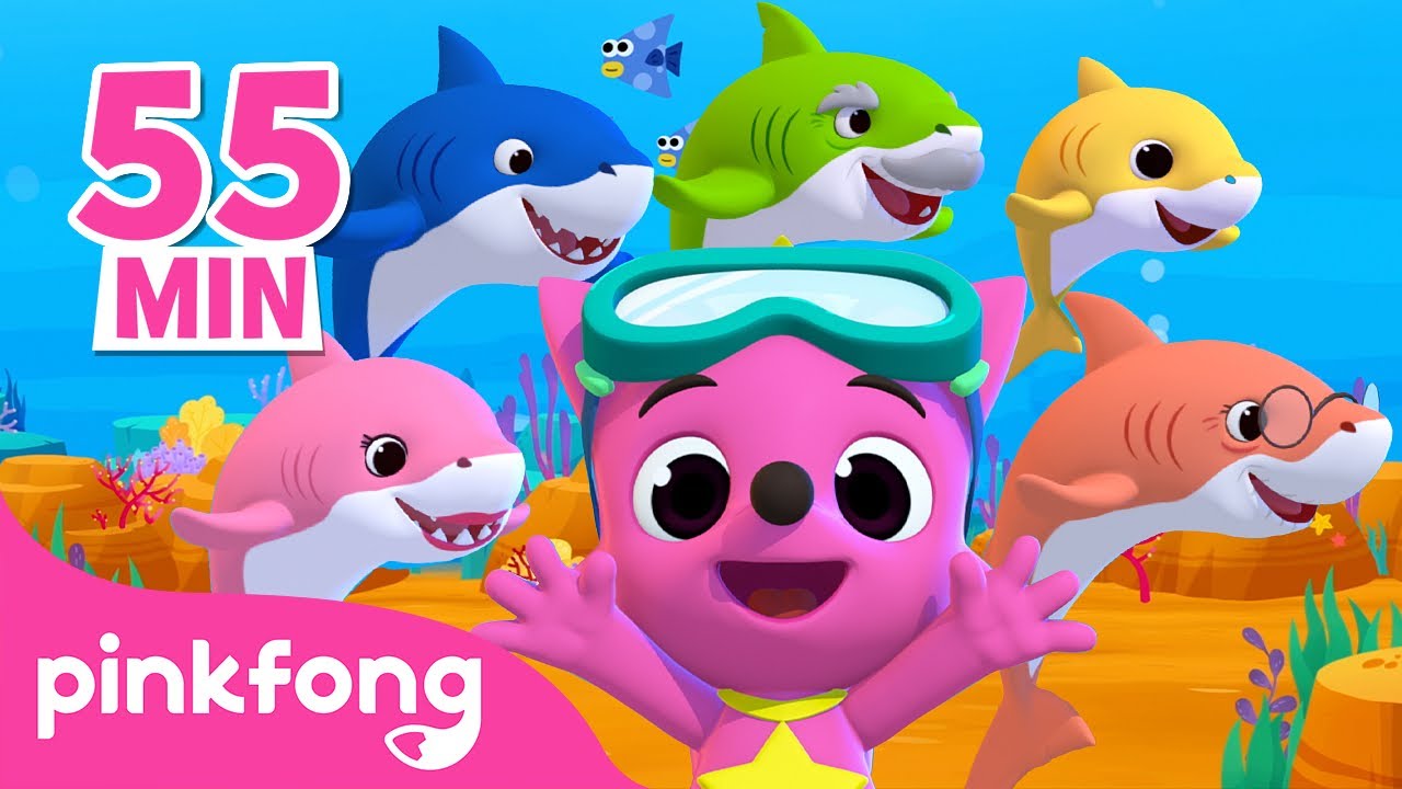 Baby Shark Doo Doo Doo en franais  Comptines Bb  Baby Shark  Pinkfong  Chansons pour Enfants