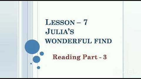 Class II_ L-7_ Julia