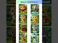 Wild Animals for Kids 🐘 | Learn Fast & Fun