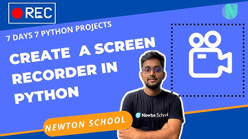 Create your own Screen Recorder in Python | Lets learn Python by creating cool Projects