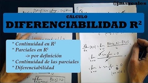 Continuidad y diferenciabilidad (estudio completo) de una función en R2