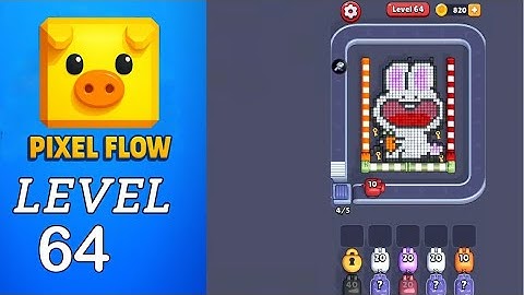 Pixel Flow Level 64 Walkthrough