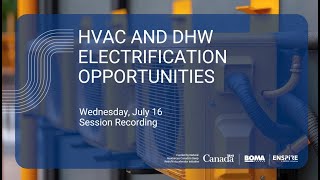 BOMA Enspire Webinar Highlights: HVAC and DHW Electrification Opportunities.