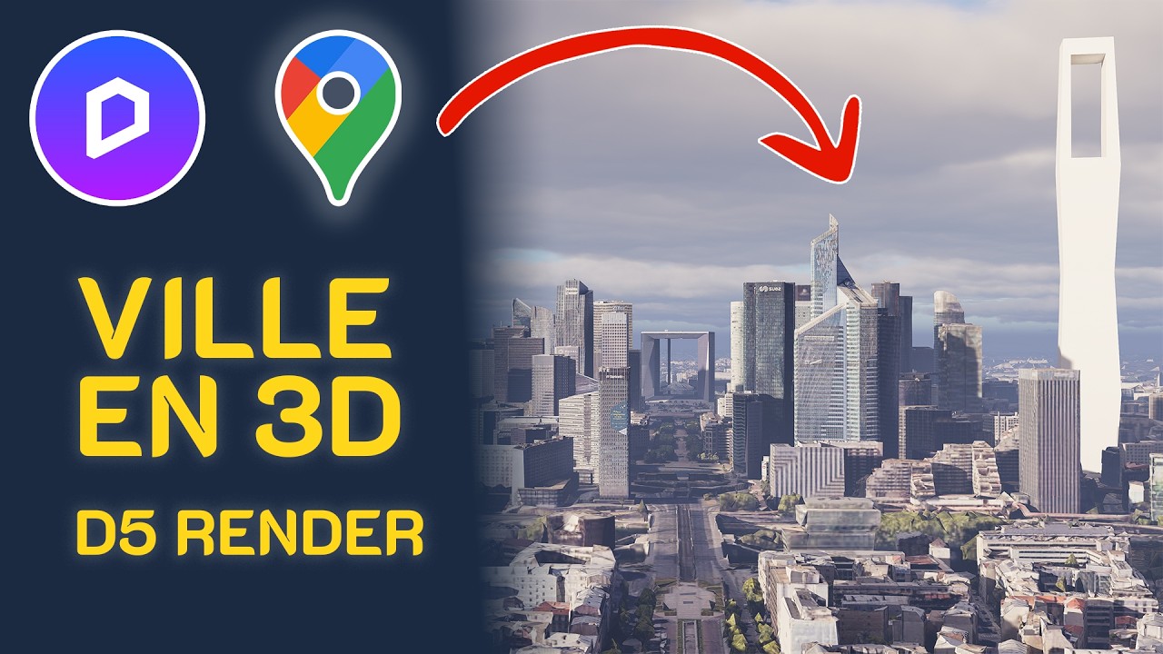 Importer Google Maps dans D5 Render (Méthode Rapide) - YouTube