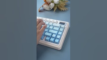 ABM081 Stellar White Kit #cidoo #asmr #mechkeyboard #typing #keebs #customkeyboard