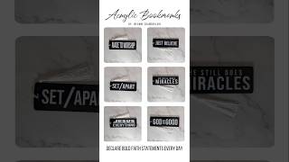 Perfect for your Bible, journals, or books. Shop these faith-filled bookmarks in my store today!