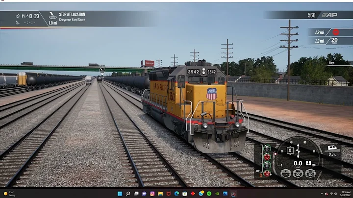 train sim world 2 - UP EMD SD40-2 horn and bell