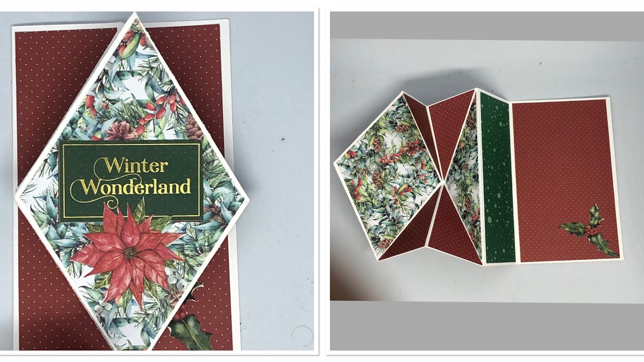 TUTO CARTE DIAMANT FACILE AVEC PAPIER ACTION