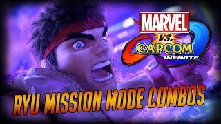 Ryu - Marvel Vs. Capcom Infinite: Mission Mode (4k60)