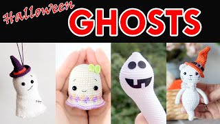 Halloween Crochet Patterns: GHOST Amigurumi Crochet Pattern Roundup!