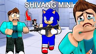 SONIC HIRED ME TO TROLL SHIVANG IN ROBLOX RIVALS !!