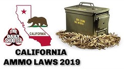 California Ammo Law Coming in 2019! Get Ready 