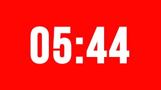 5 Minute 44 Second Timer With Alarm Without Music