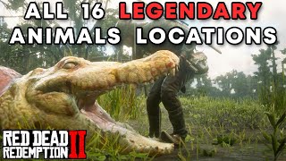 All 16 Legendary Animal Locations Guide: Red Dead Redemption 2