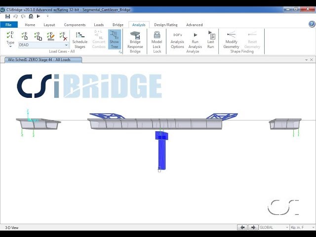 CSiBridge - 12 Segmental Balanced-Cantilever Bridge: Watch & Learn