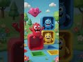 Funny Color Monsters &amp; Happy Heart ❤️ | Kids Learning Colors Fun Cartoon #KidsVideos #Cartoon#Shorts
