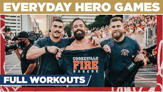 Froning, Powers, Parker, Independence vs Everyday Hero Games Workouts
