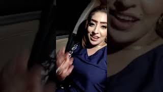 Afreen Khan Live from Car