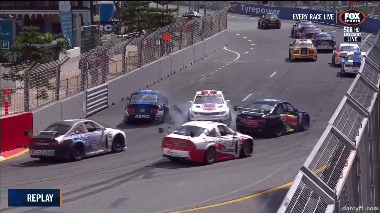 Aussie Racing Cars Championship 2018. Race 2 Surfers Paradise Street ...