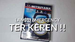 bongkar pasang lampu led emergency