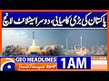 Pakistan's second indigenous satellite (2-EO) launched | Headlines Geo News 1 AM (13 Feb 2026)