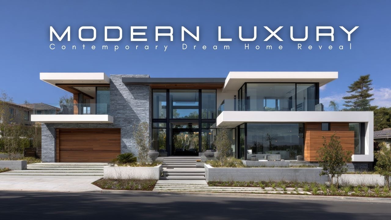Modern Luxury House Design Short Tour | Contemporary Dream Home Reveal ...