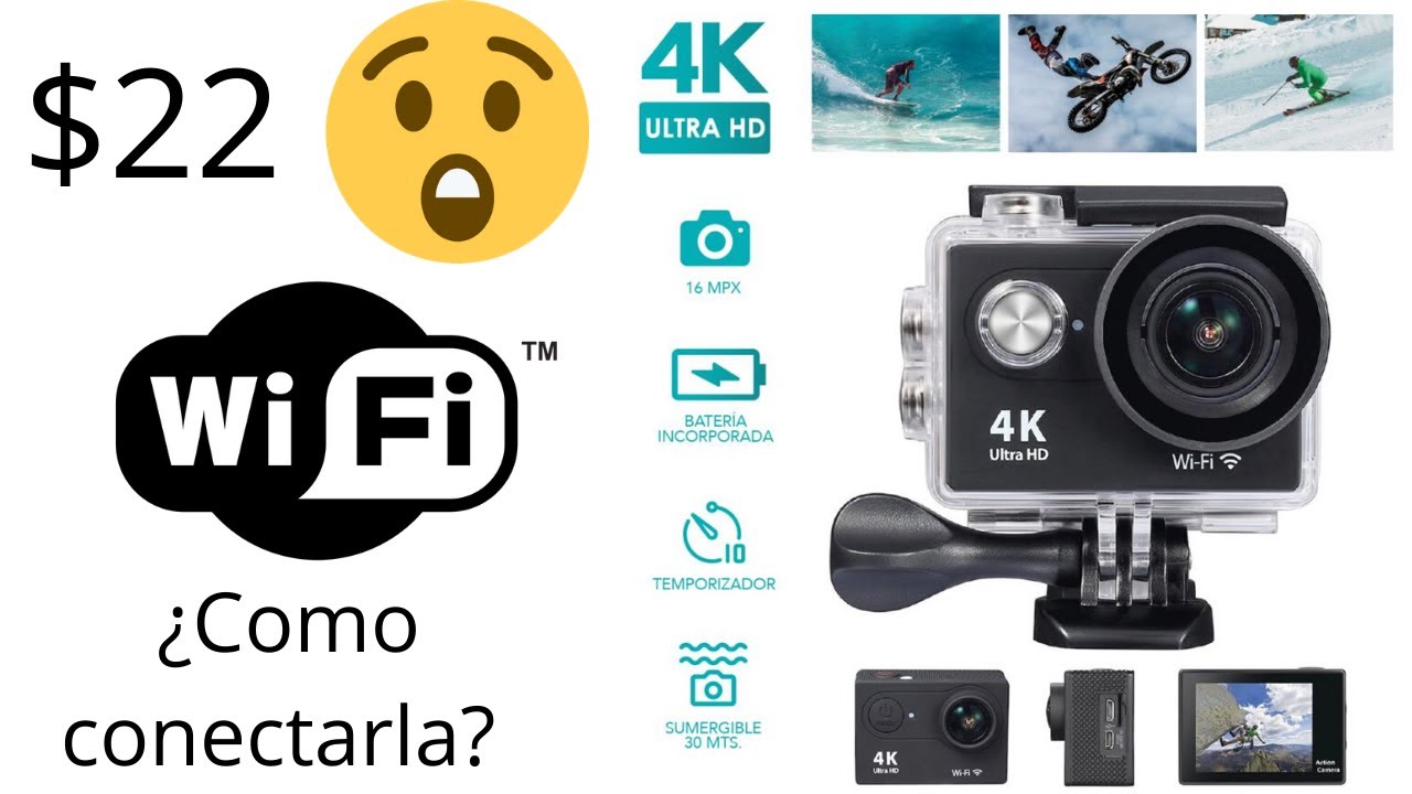 Cámara Gopro Sport Genérica HD 4K Sumergible 30M