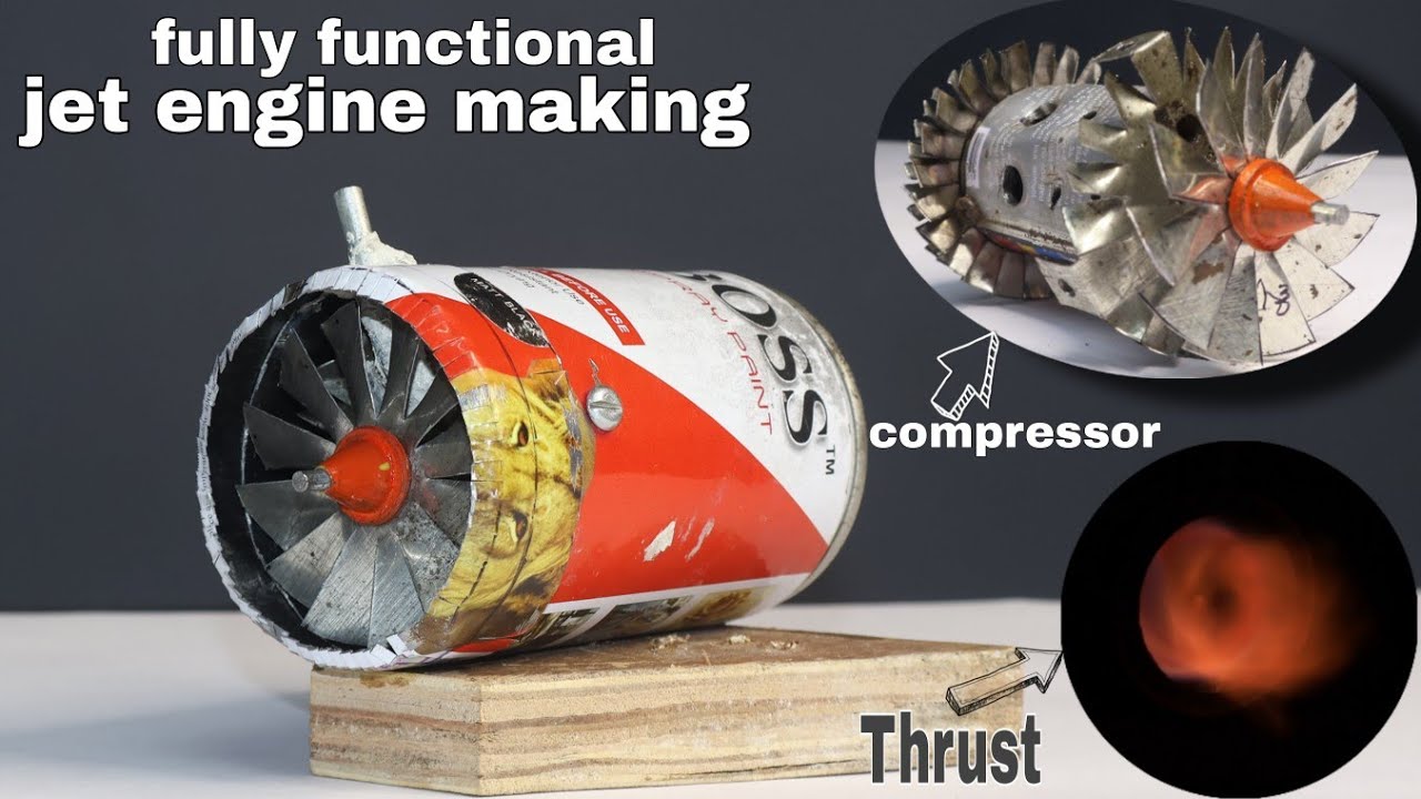 Transform a Paint Can into a Working Mini Jet Engine - YouTube