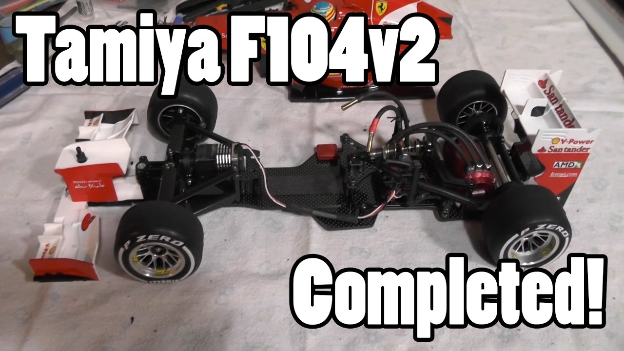 Tamiya F104v2 Pro completed kit and first test drives