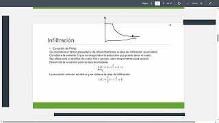 Ayudantia 5, infiltracion. Hidrologia