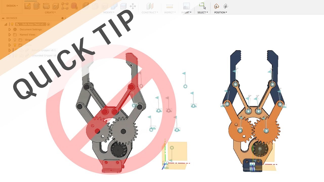 Autodesk Fusion 360 | Quick Tip: Ground Joint Or As-Built Joint?