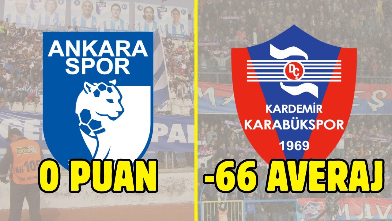 Süper Lig Tarihinin En Kötü 15 Takımı