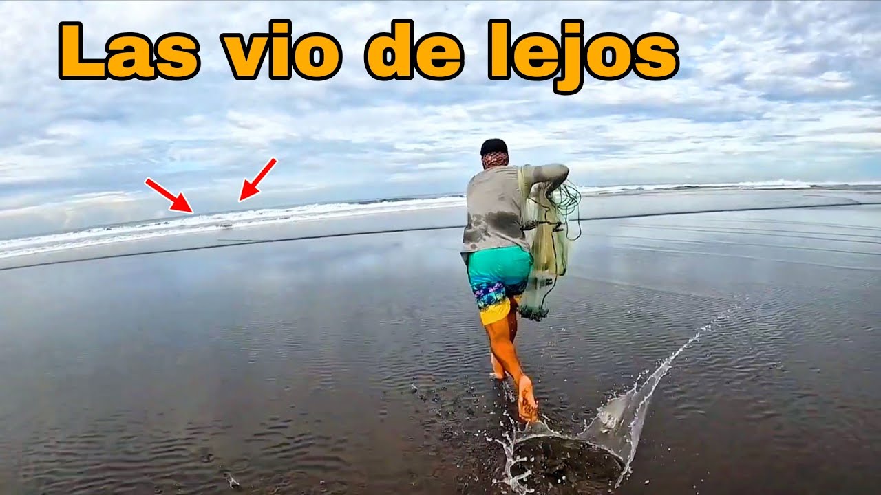 Tenían que correr muchas veces para pescar,  se puso bueno 