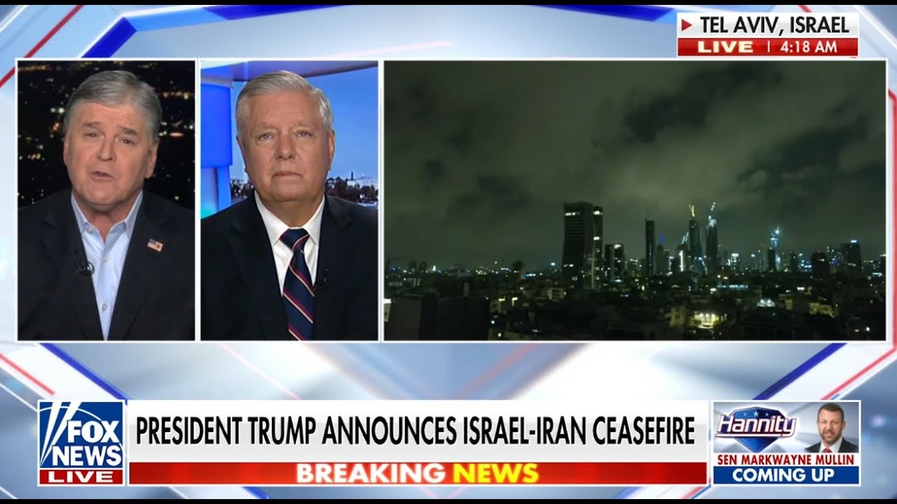 Graham Joins Sean Hannity to Discuss the Israel-Iran Ceasefire