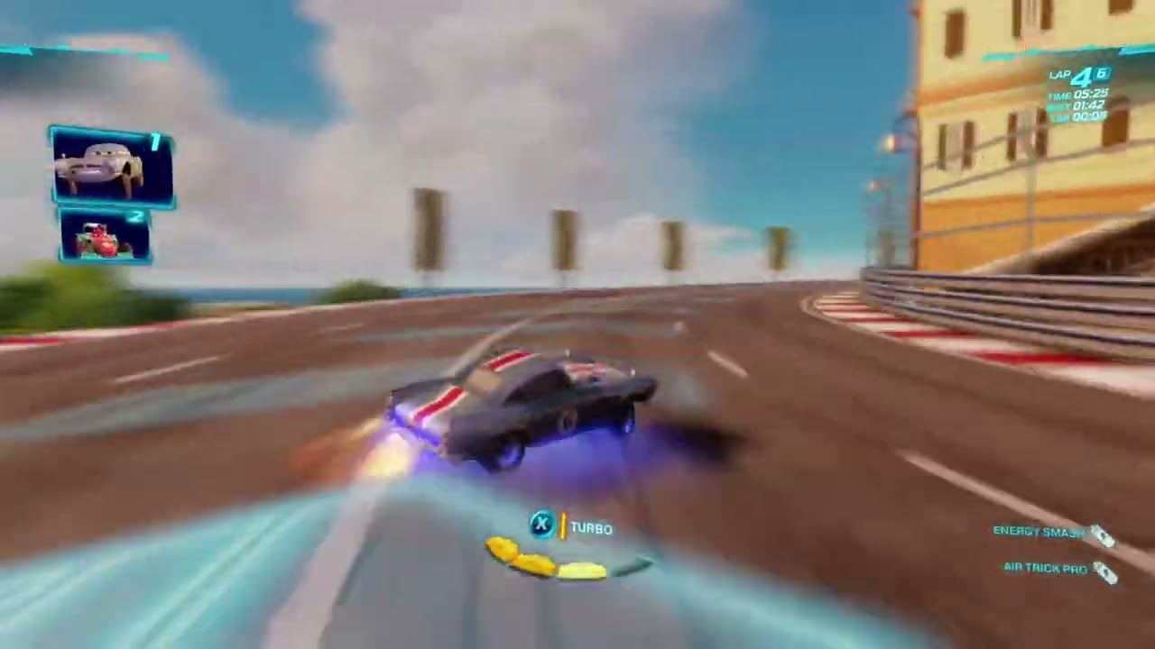 Cars 2 The Video Game Finn Union Jack Casino Tour 6 laps YouTube