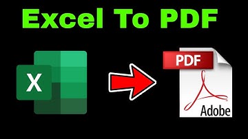 How to Convert Excel file into PDF in MS Excel | Save Excel file as PDF