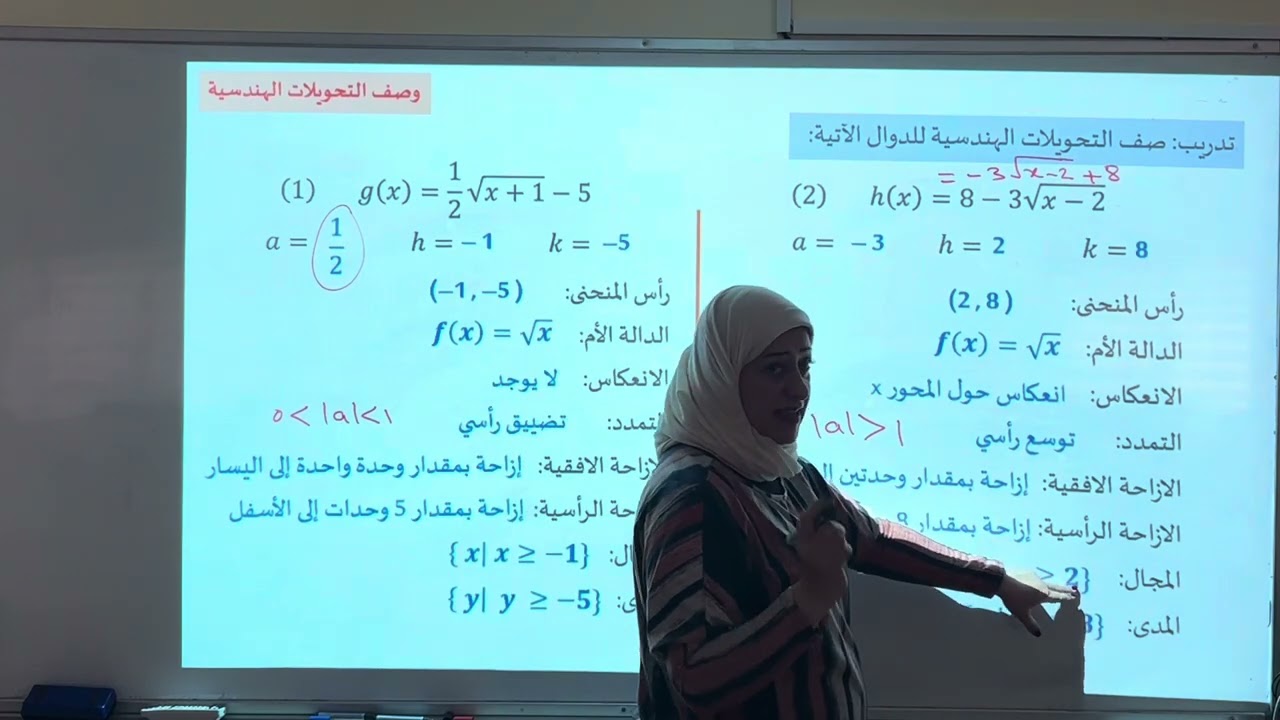 دوال الجذر التربيعي