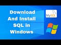 Download and Install MySQL in Windows (Telugu)
