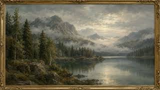 Vintage Misty Mountain Lake | Lago de Montaña 2K — 2 Hours — 1 Scene screenshot 5