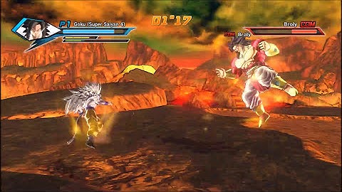 Dragon Ball Xenoverse (PC): SSJ5 Goku Vs. SSJ4 Broly Gameplay [MOD]