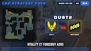 Vitality Ct Forcebuy A2B3 - Dust2 G3R14 Vitality Blast Open Rotterdam 2026 Cs2 Pov Ysis