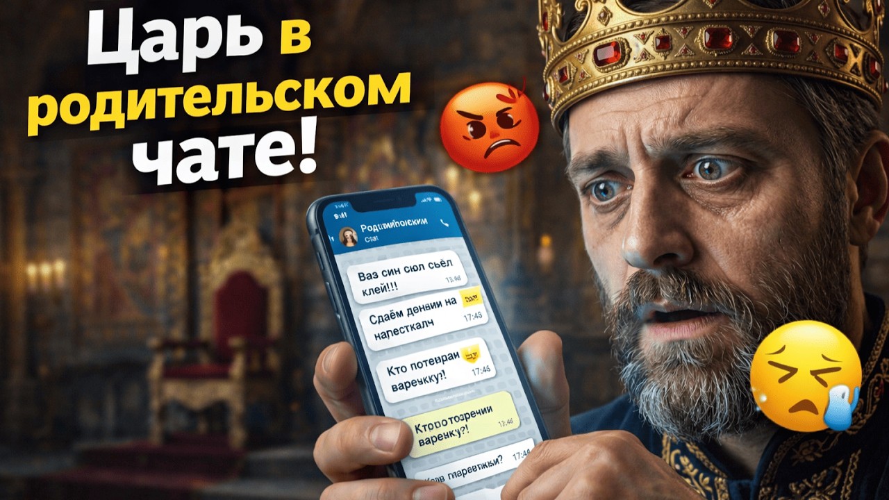 Царь и родительский чат. Песня - сказка