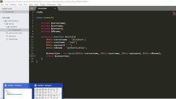 Part 1 - Cara Membuat Form Login dan Register Dengan PHP OOP dan MySQLi