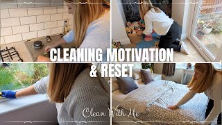 HOUSE RESET & CLEAN 🧼🧹 | Clean with me | Cleaning Motivation | Refresh | Claire Williams